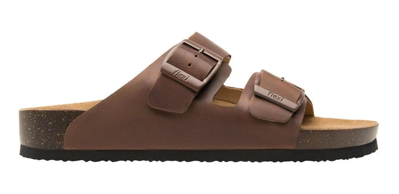 SANDALIAS HOMBRE FLEXI CUERO MARRAKECH 404203MARRON - 8