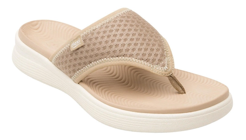 SANDALIAS MUJER FLEXI DELTA 114002BEIGE - 1