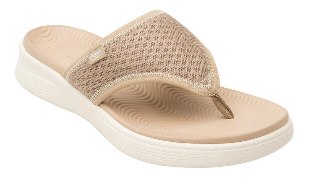 SANDALIAS MUJER FLEXI DELTA 114002BEIGE - 1