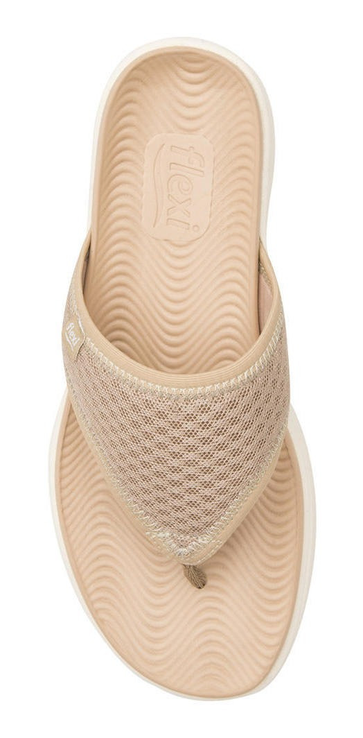 SANDALIAS MUJER FLEXI DELTA 114002BEIGE - 7