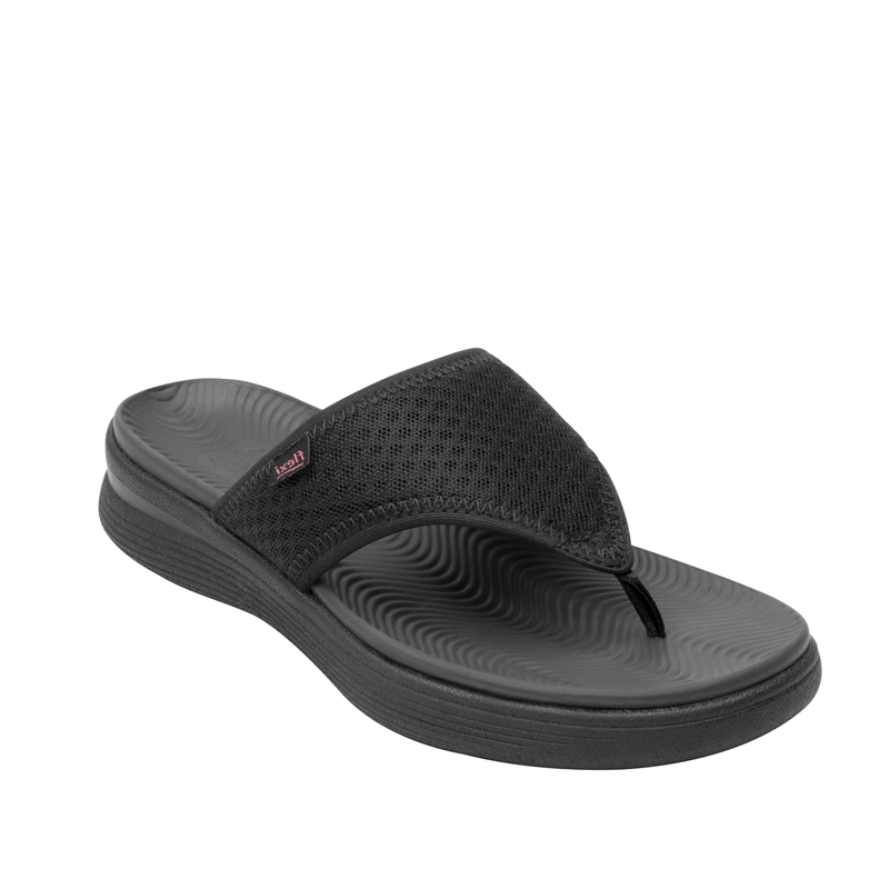 SANDALIA MUJER DELTA 114002 NEGRA - 2