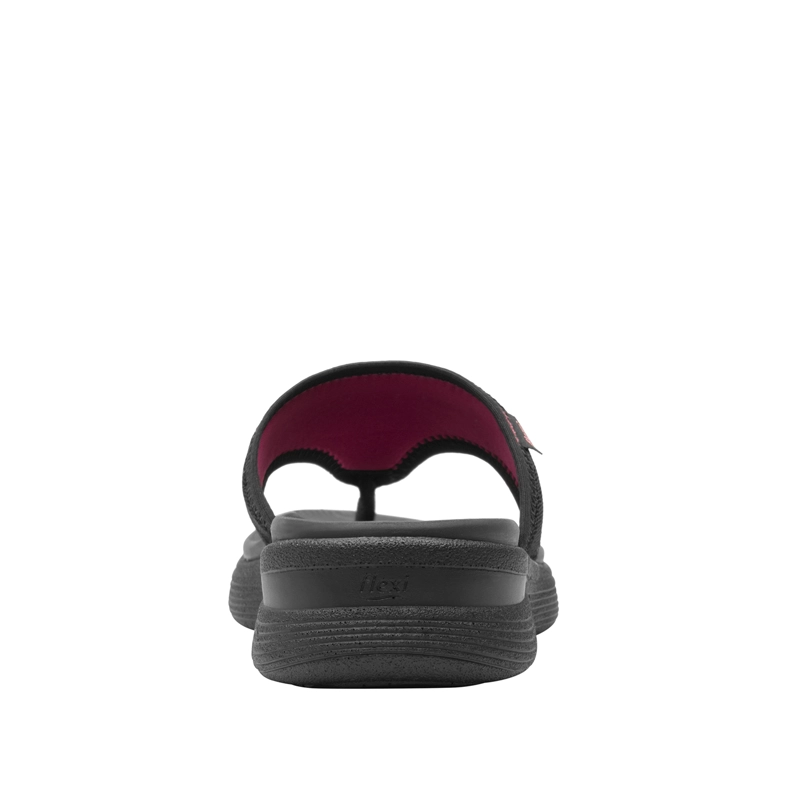 SANDALIA MUJER DELTA 114002 NEGRA - 5