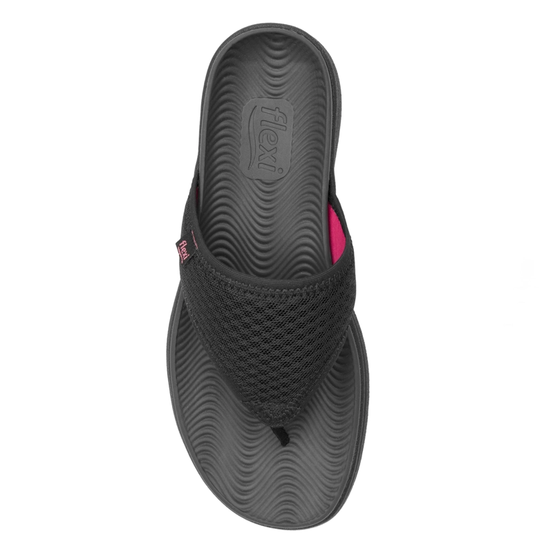SANDALIA MUJER DELTA 114002 NEGRA - 6