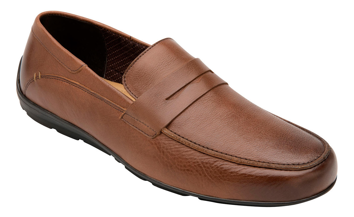 MOCASINES HOMBRE FLEXI CUERO CAFE COS - 1