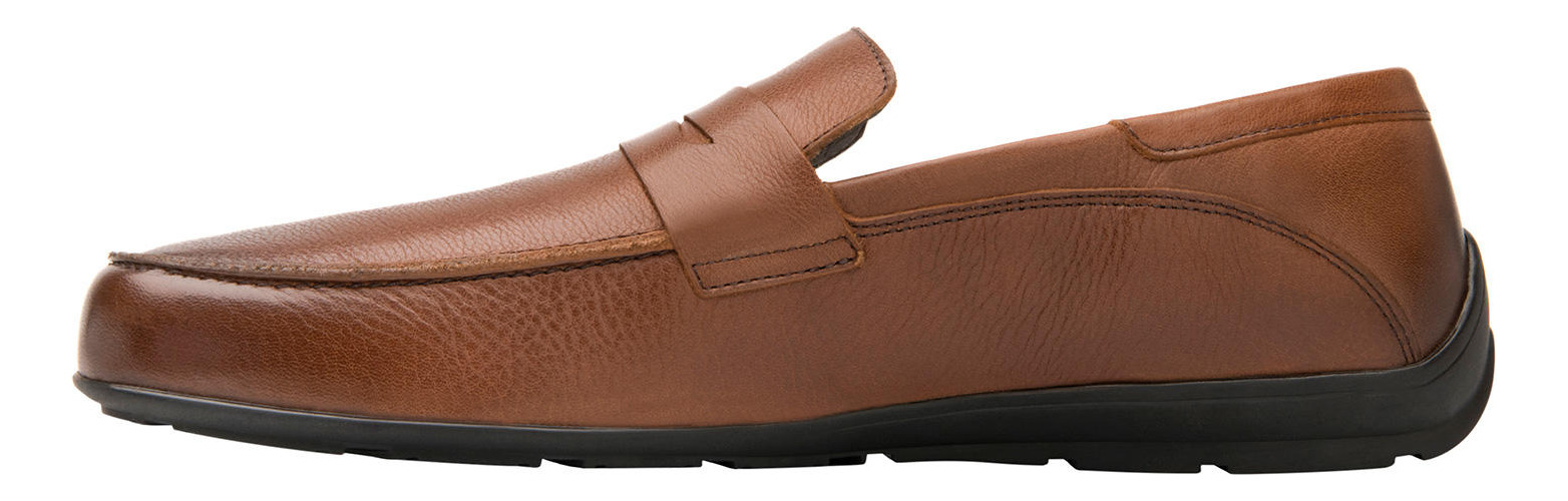 MOCASINES HOMBRE FLEXI CUERO CAFE COS - 3
