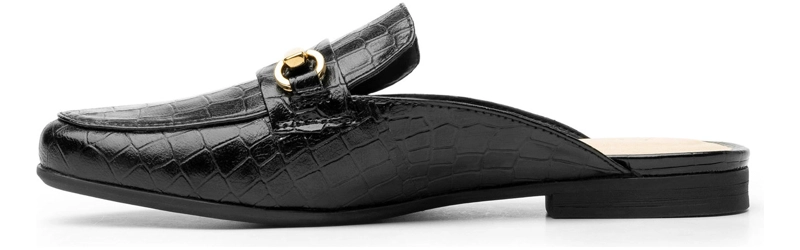 MOCASINES MUJER FLEXI CUERO NEGRO YULI - 3