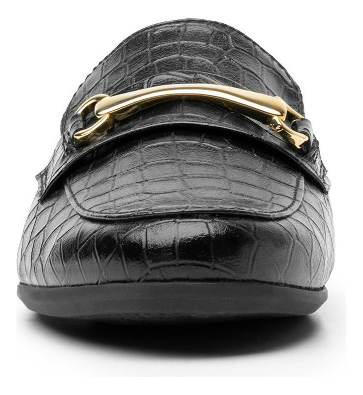 MOCASINES MUJER FLEXI CUERO NEGRO YULI - 4