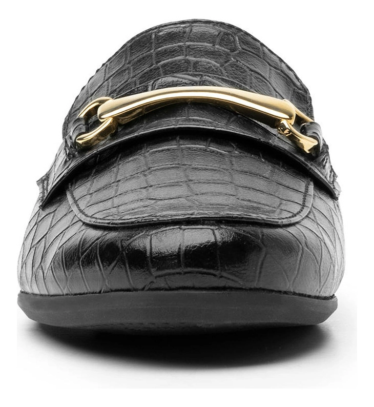 MOCASINES MUJER FLEXI CUERO NEGRO YULI - 4