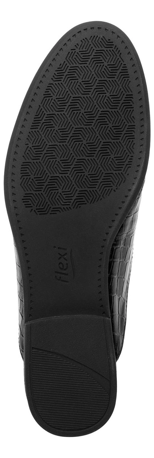 MOCASINES MUJER FLEXI CUERO NEGRO YULI - 7
