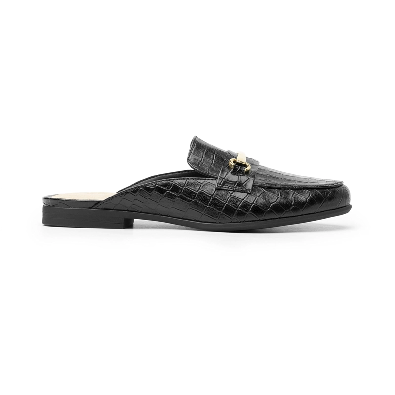 MOCASINES MUJER FLEXI CUERO NEGRO YULI - 8