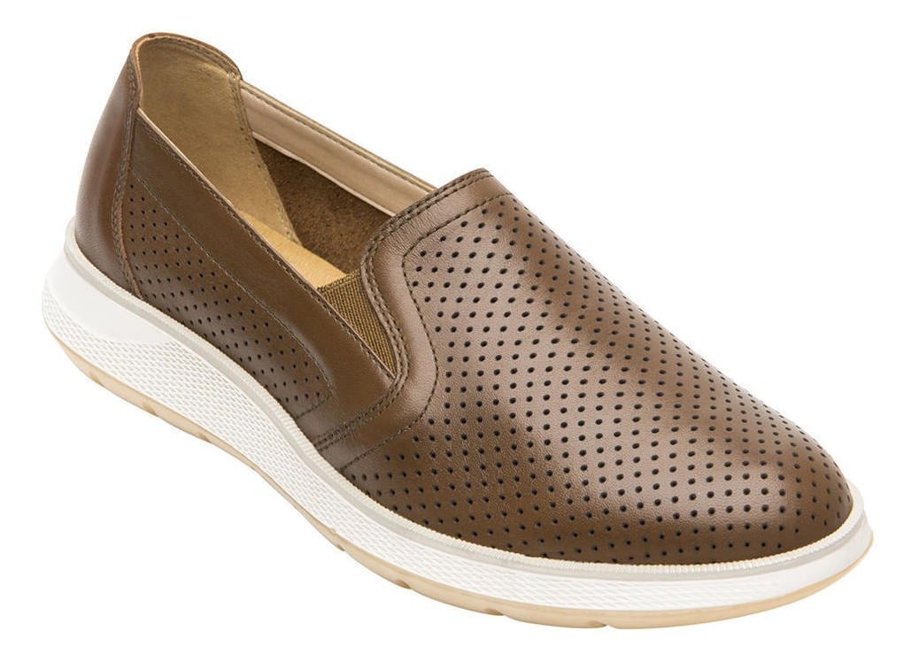 ZAPATILLAS MUJER FLEXI URBANAS CAFÉ CUERO ROSAURA 119302TAN - 1