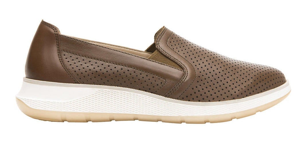 ZAPATILLAS MUJER FLEXI URBANAS CAFÉ CUERO ROSAURA 119302TAN - 3