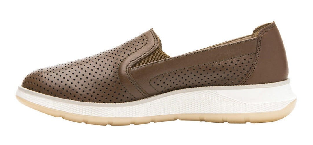 ZAPATILLAS MUJER FLEXI URBANAS CAFÉ CUERO ROSAURA 119302TAN - 4