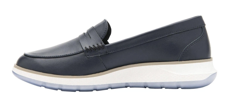 ZAPATILLAS MUJER FLEXI URBANAS AZUL CUERO ROSAURA - 4