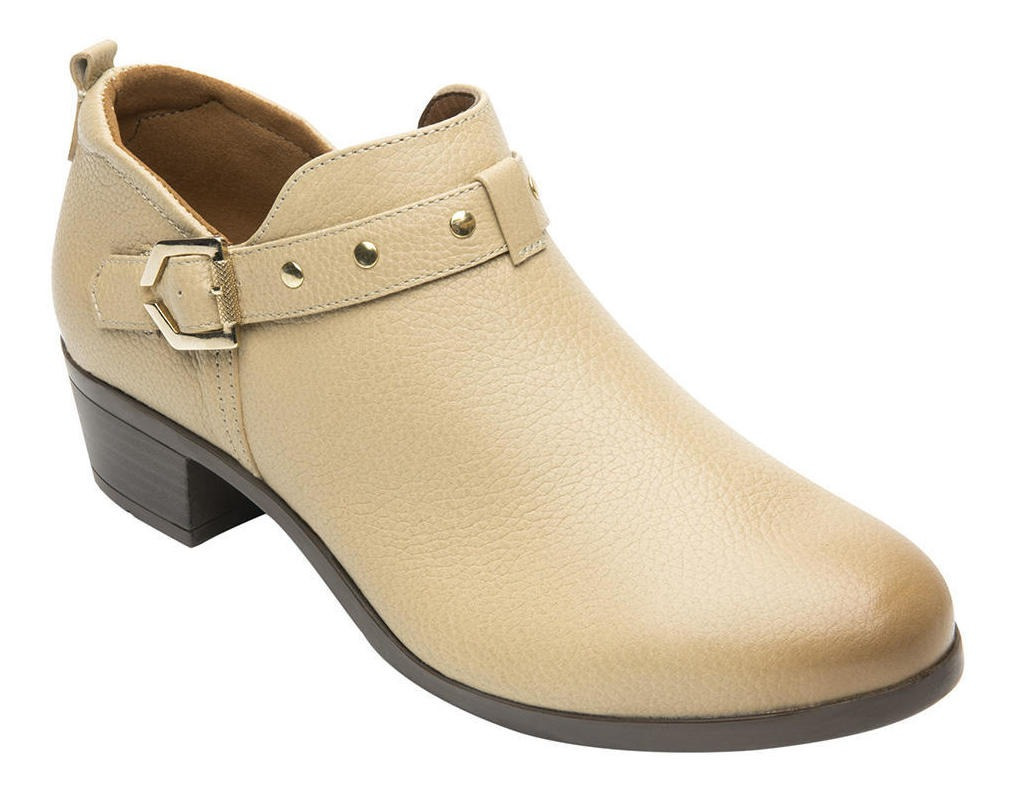 BOTIN BOOTIE FLEXI MUJER LIZZY 110006BEIGE - 1