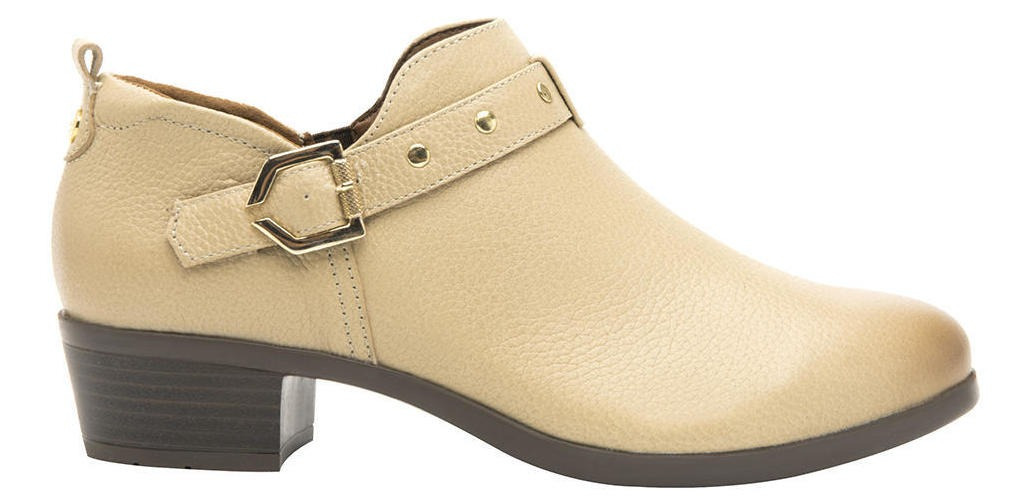 BOTIN BOOTIE FLEXI MUJER LIZZY 110006BEIGE - 3