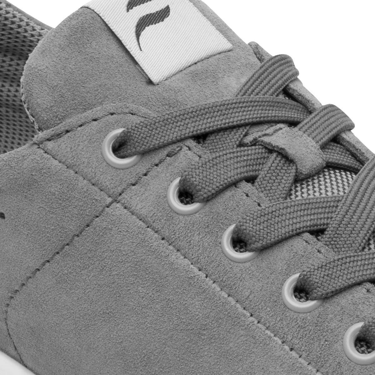 ZAPATILLAS HOMBRE FLEXI URBANAS GRIS CUERO CRETA 412402 - 2