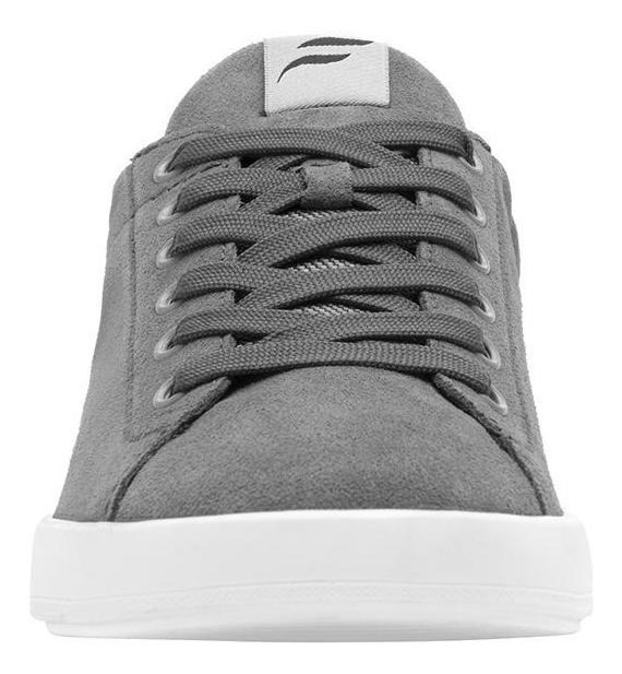 ZAPATILLAS HOMBRE FLEXI URBANAS GRIS CUERO CRETA 412402 - 5