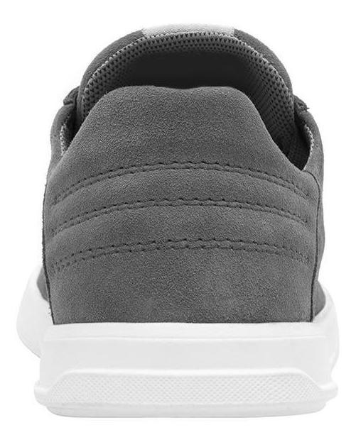 ZAPATILLAS HOMBRE FLEXI URBANAS GRIS CUERO CRETA 412402 - 6