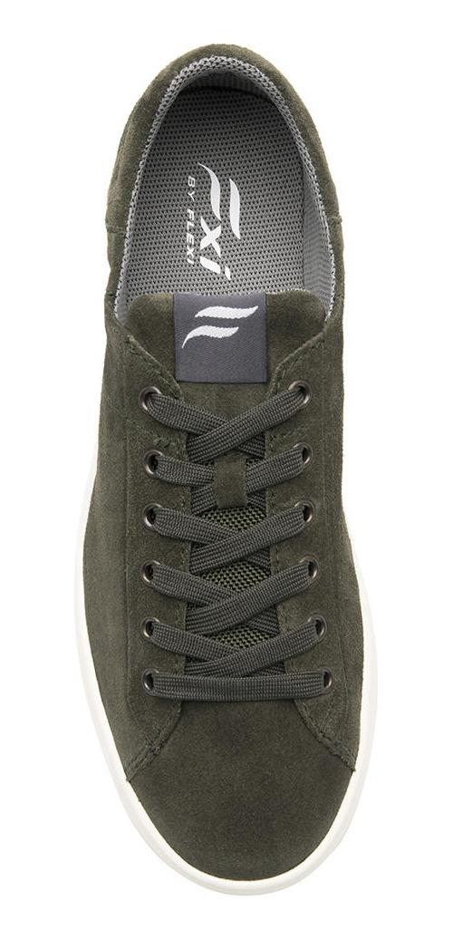 ZAPATILLAS HOMBRE FLEXI URBANAS OLIVA CUERO CRETA 412402 - 7
