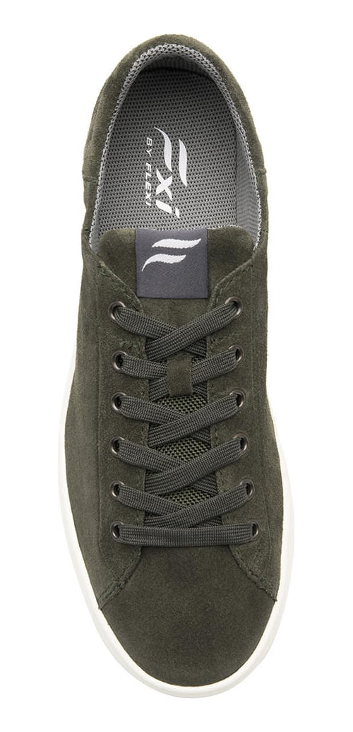 ZAPATILLAS HOMBRE FLEXI URBANAS OLIVA CUERO CRETA 412402 - 7
