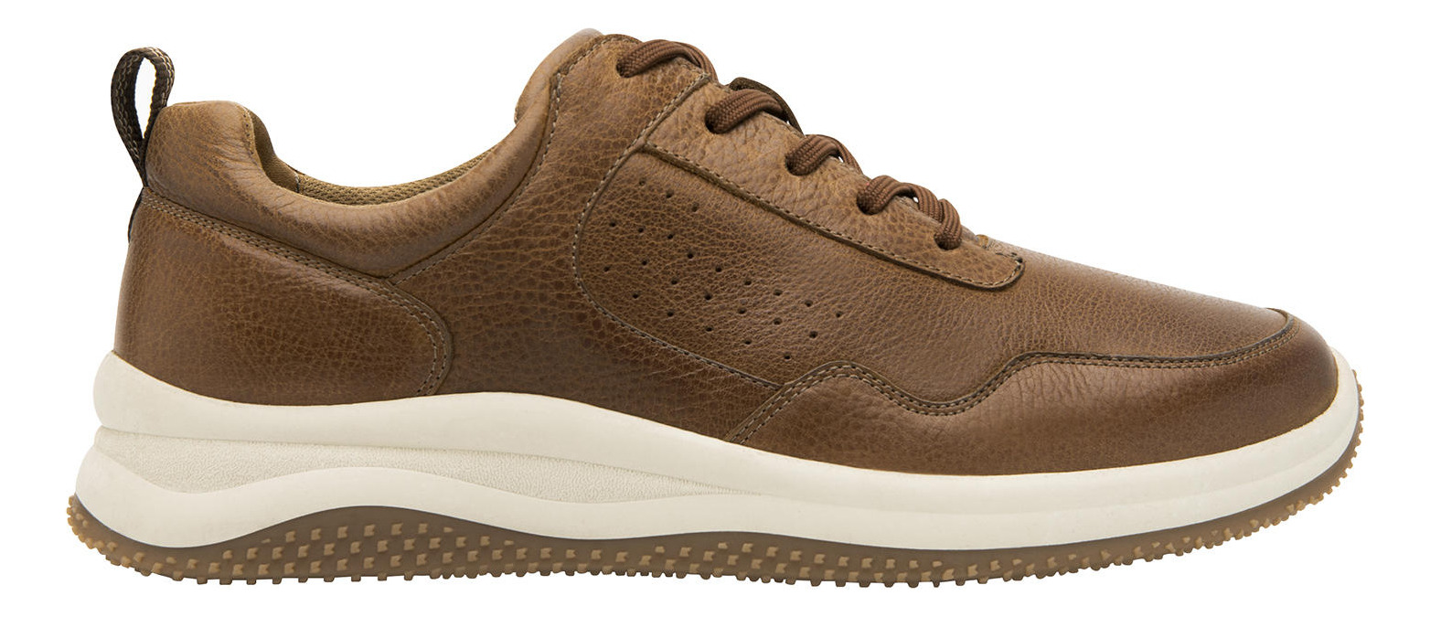 ZAPATILLAS HOMBRE FLEXI URBANAS CAFÉ CUERO FLYER 410701 - 1