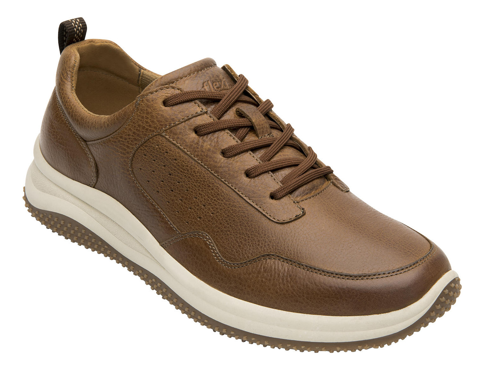 ZAPATILLAS HOMBRE FLEXI URBANAS CAFÉ CUERO FLYER 410701 - 2