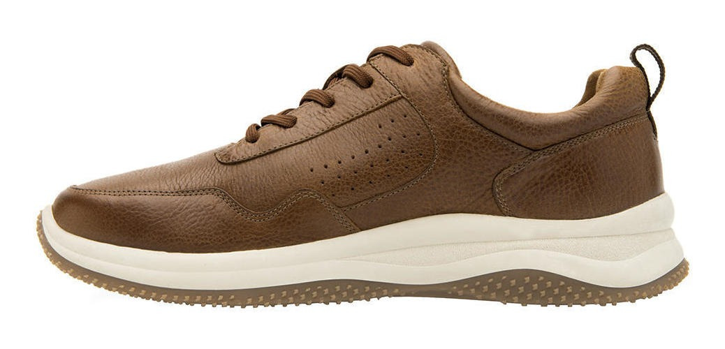 ZAPATILLAS HOMBRE FLEXI URBANAS CAFÉ CUERO FLYER 410701 - 3
