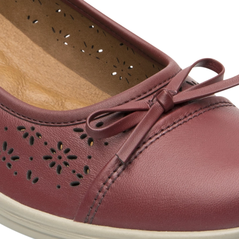 ZAPATO MUJER CASTAÑA 45608ROJO - 2