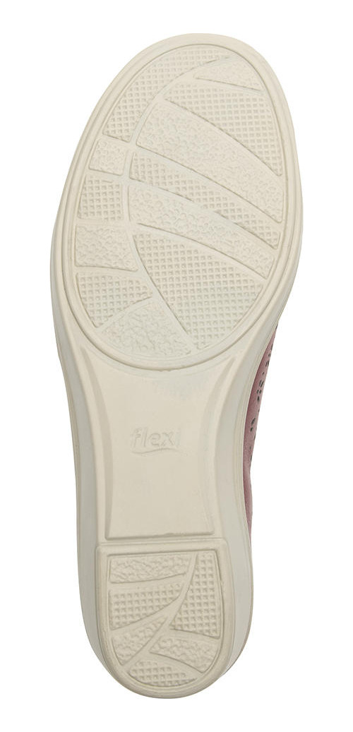 ZAPATO FLEXI MUJER CUERO CASTAÑA ROJO - 8
