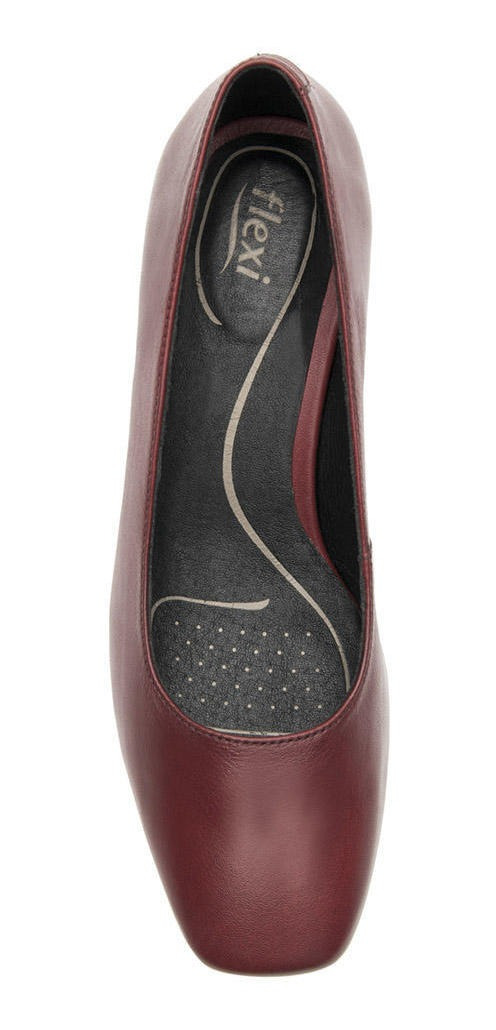 ZAPATO FLEXI MUJER CUERO MARIONE ROJO OSC. - 7