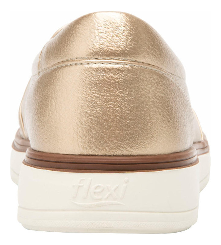 ZAPATILLAS MUJER FLEXI URBANAS DORADO CANOLI - 6
