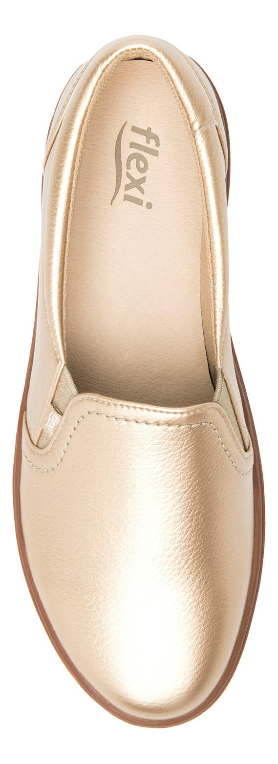 ZAPATILLAS MUJER FLEXI URBANAS DORADO CANOLI - 7