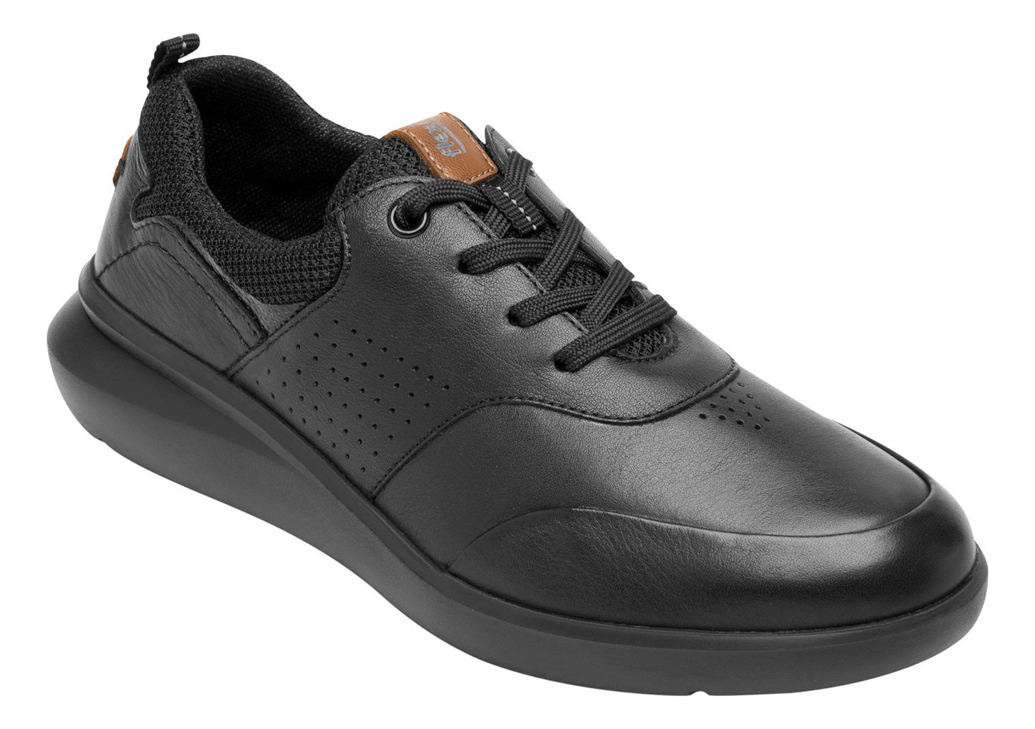 ZAPATILLAS MUJER FLEXI URBANAS NEGRO CUERO ALISHA - 1