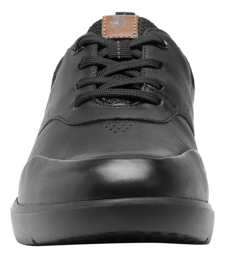 ZAPATILLAS MUJER FLEXI URBANAS NEGRO CUERO ALISHA - 4