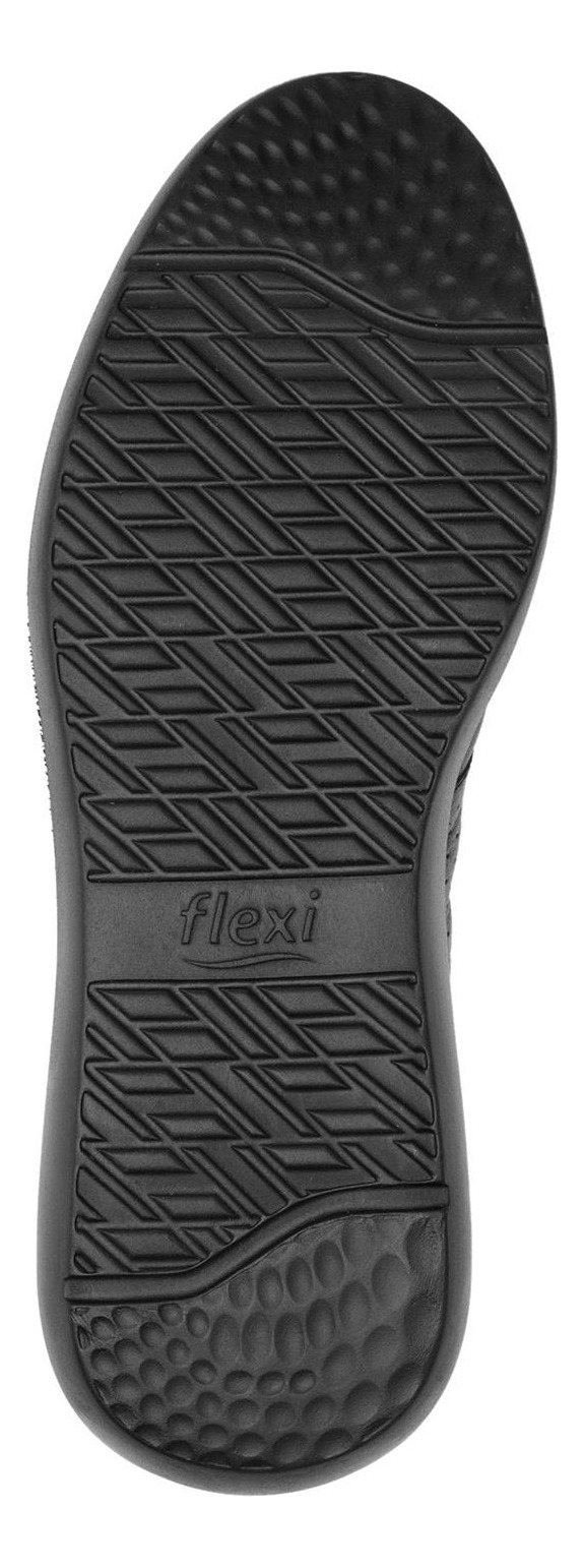 ZAPATILLAS MUJER FLEXI URBANAS NEGRO CUERO ALISHA - 6