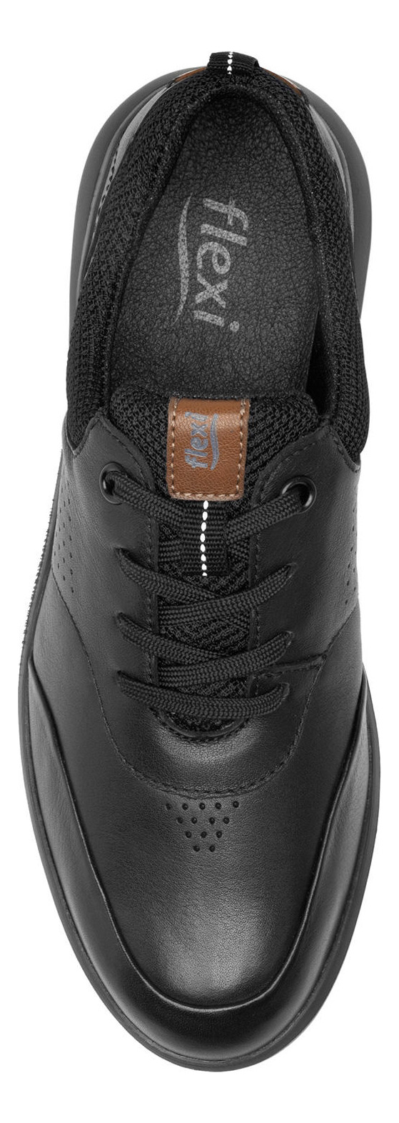ZAPATILLAS MUJER FLEXI URBANAS NEGRO CUERO ALISHA - 7