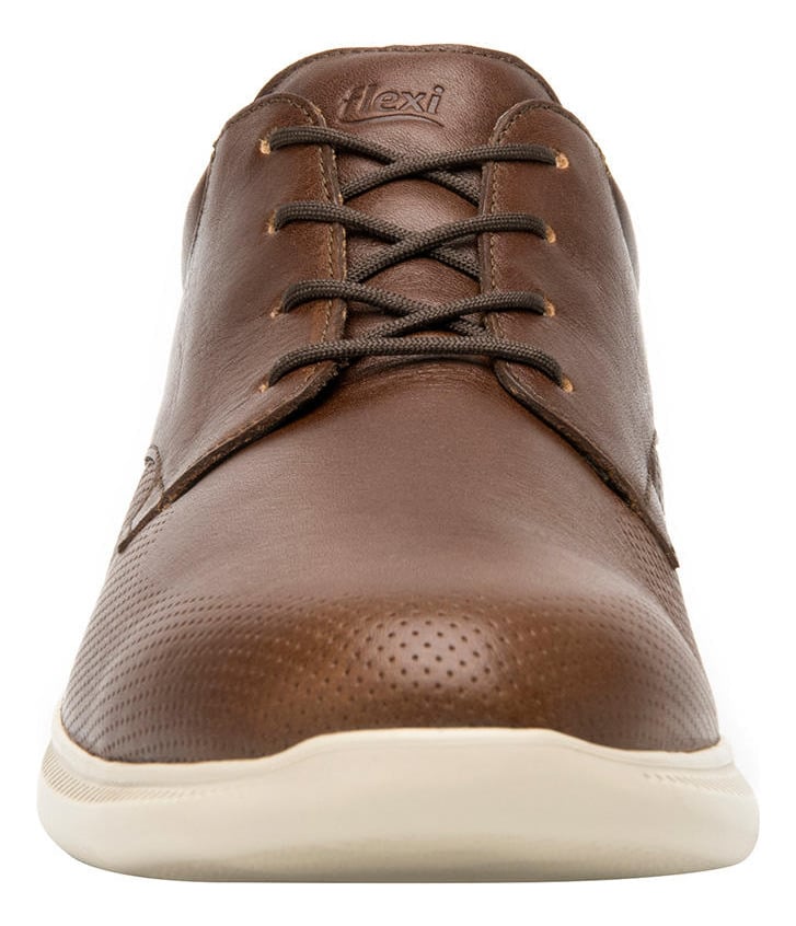 ZAPATILLAS HOMBRE FLEXI CASUALES CAFÉ CUERO HIKA - 4