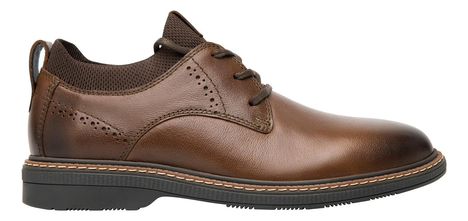 ZAPATO FLEXI HOMBRE CUERO OKAN CAFE - 1