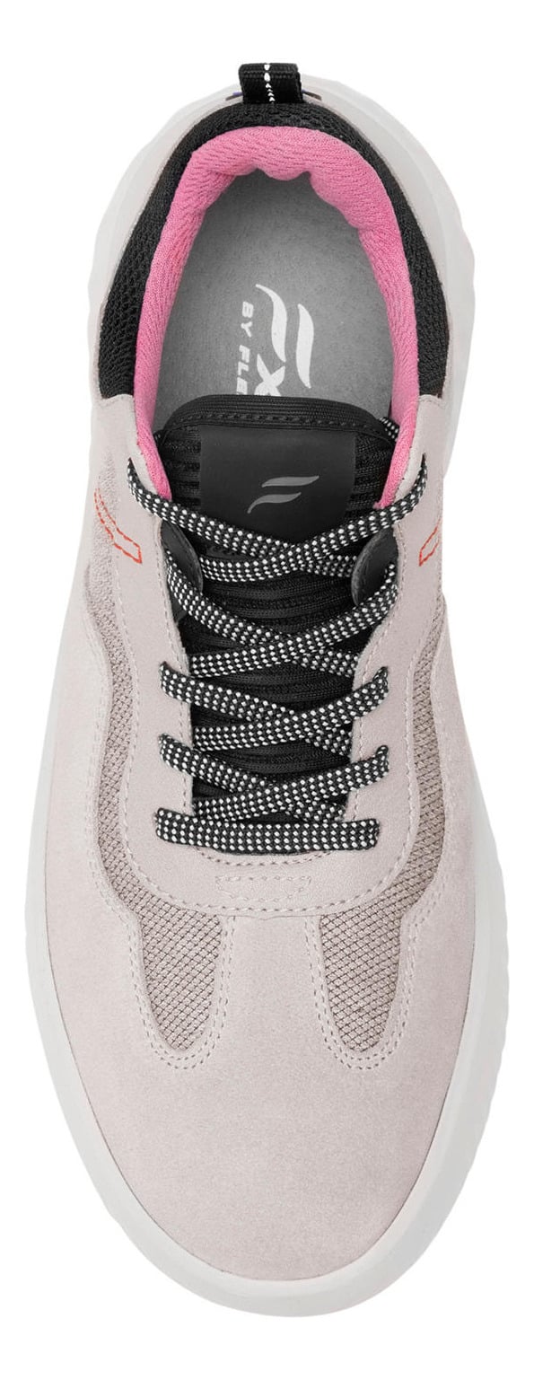 ZAPATILLAS MUJER FLEXI CASUALES GRIS DANNA - 4