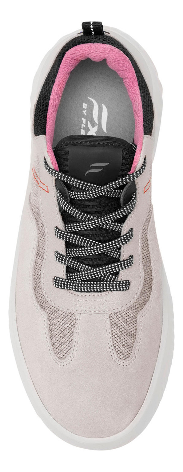 ZAPATILLAS MUJER FLEXI CASUALES GRIS DANNA - 4