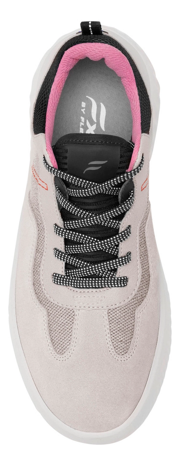 ZAPATILLAS MUJER FLEXI CASUALES GRIS DANNA - 4