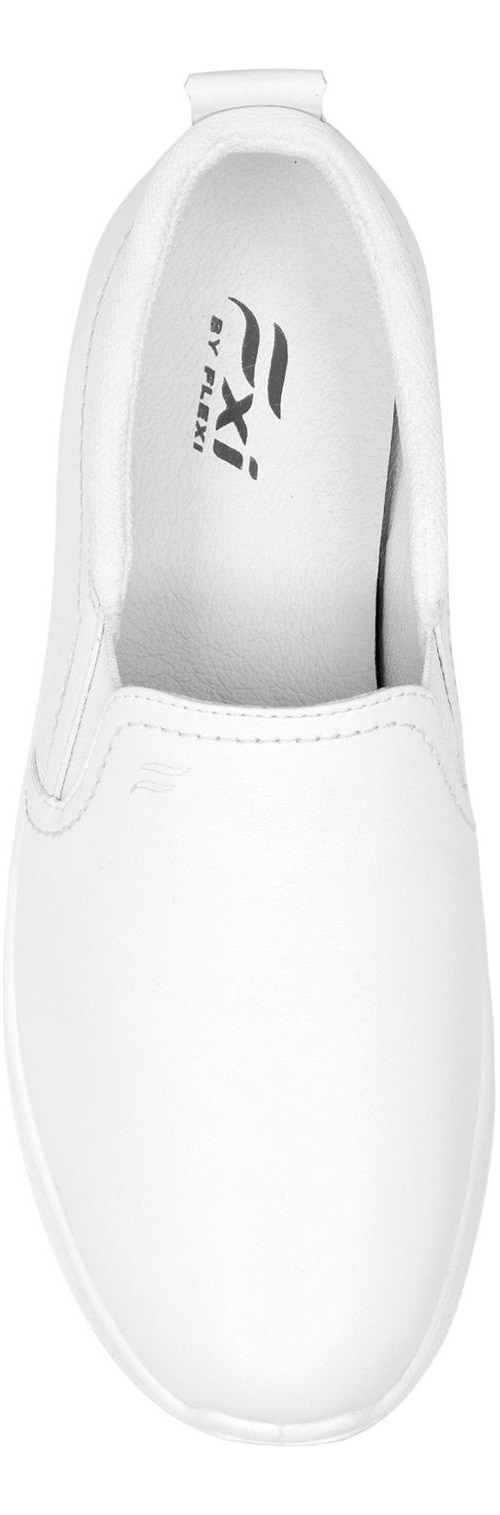 ZAPATILLAS MUJER FLEXI CASUALES BLANCO CUERO ATSIRI - 6