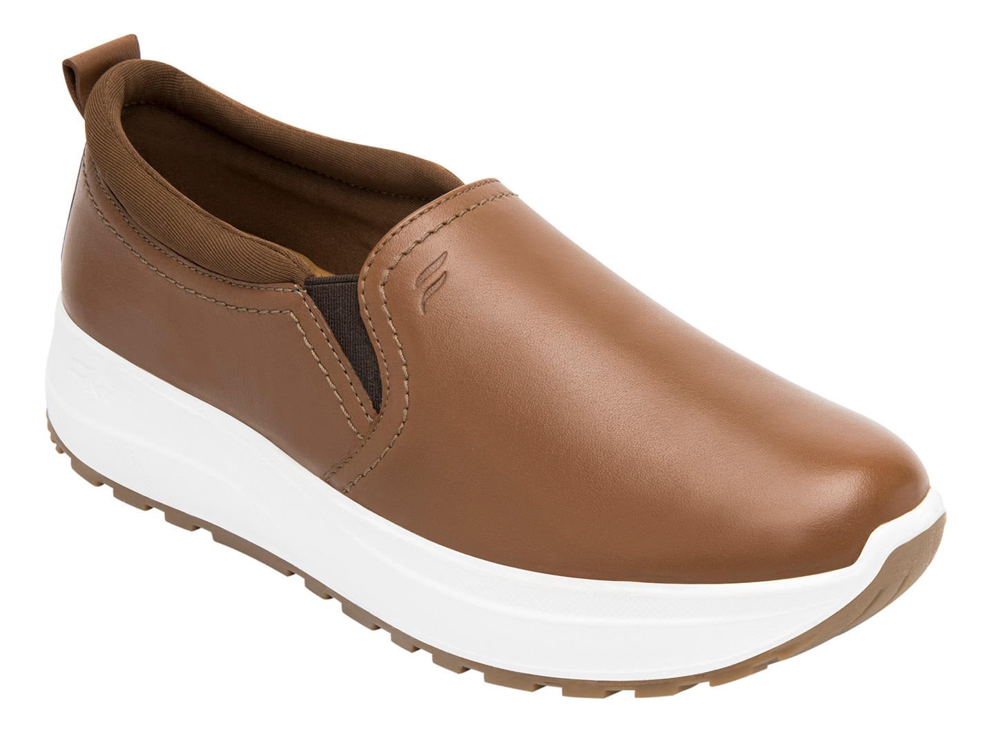 ZAPATILLAS MUJER FLEXI CASUALES CAFÉ CUERO ATSIRI - 1