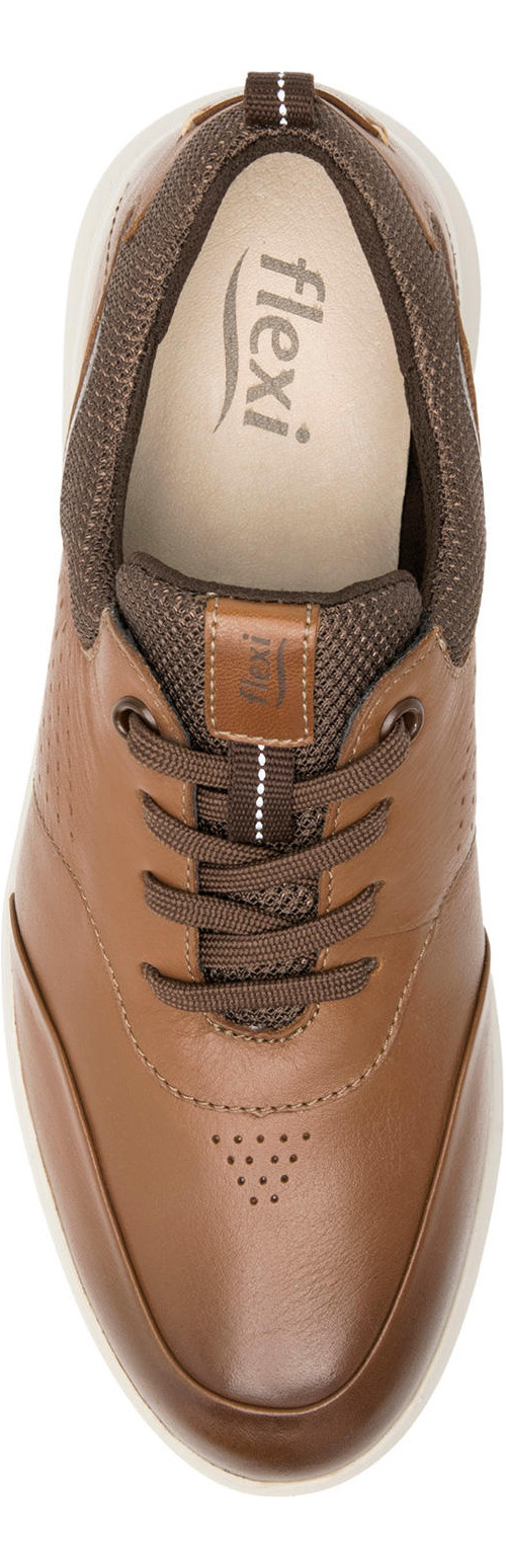 ZAPATILLA FLEXI MUJER CUERO ALISHA CAFE - 6