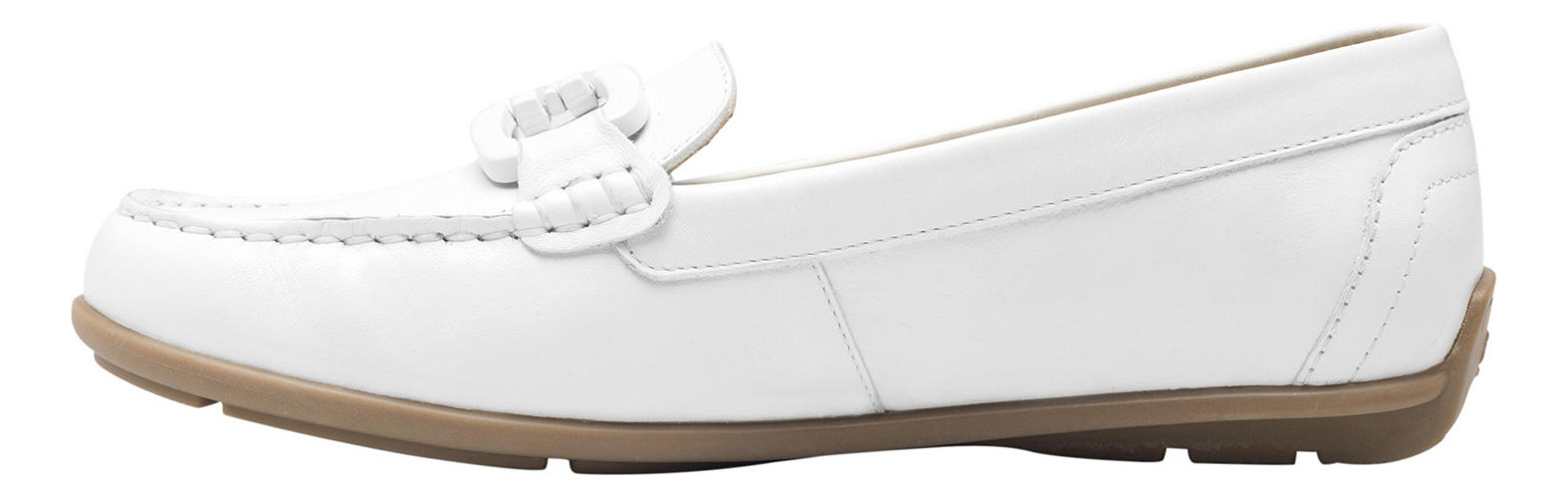 MOCASINES MUJER FLEXI CUERO BLANCO PAMELA - 3