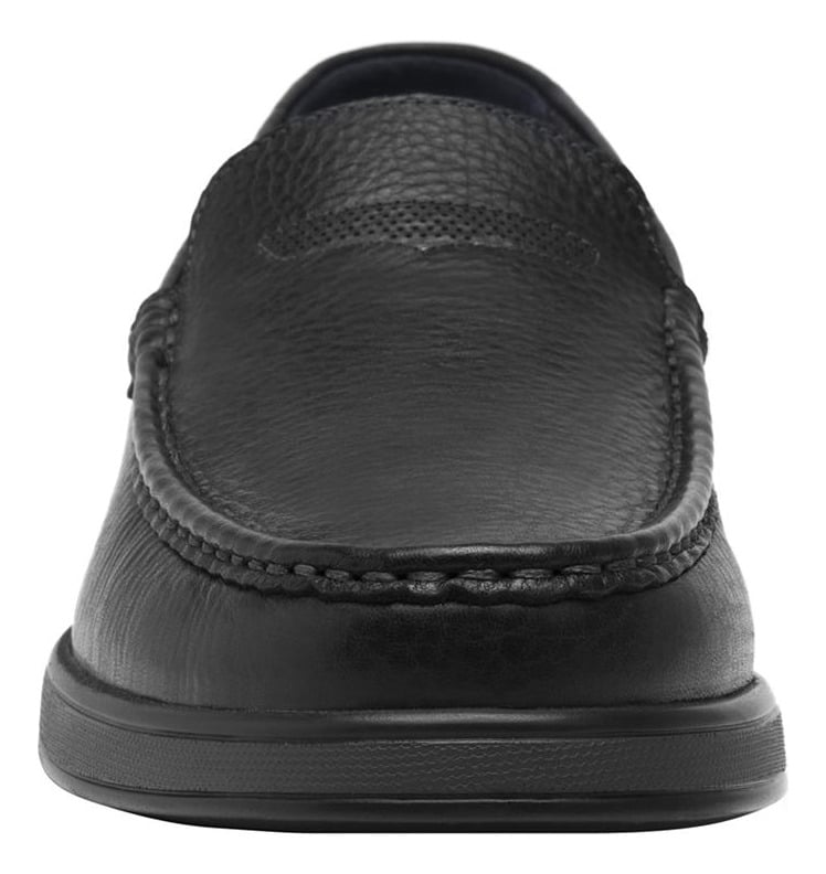 MOCASINES HOMBRE FLEXI CUERO NEGRO JUKO - 4