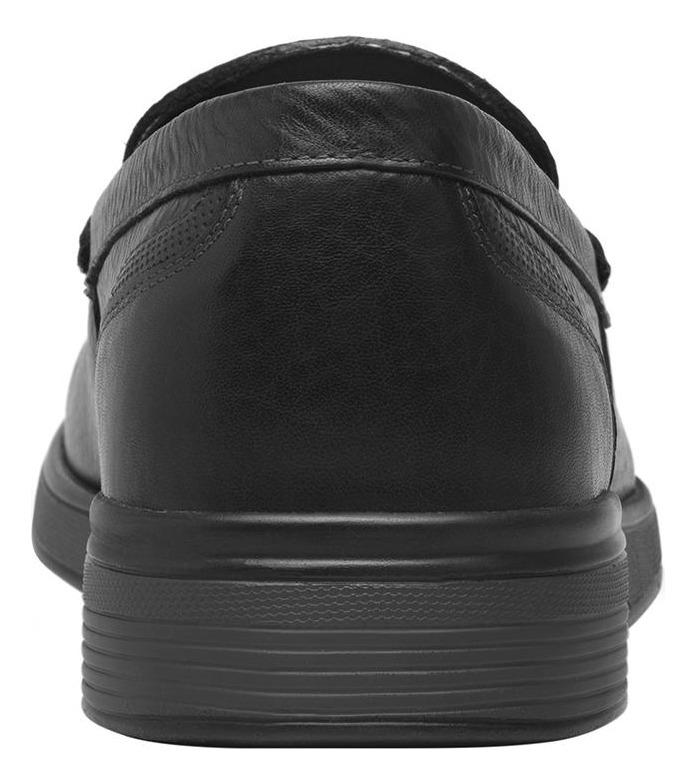 MOCASINES HOMBRE FLEXI CUERO NEGRO JUKO - 5