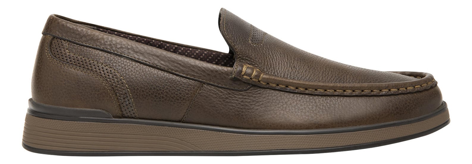 MOCASINES HOMBRE FLEXI CUERO CAFE JUKO - 1