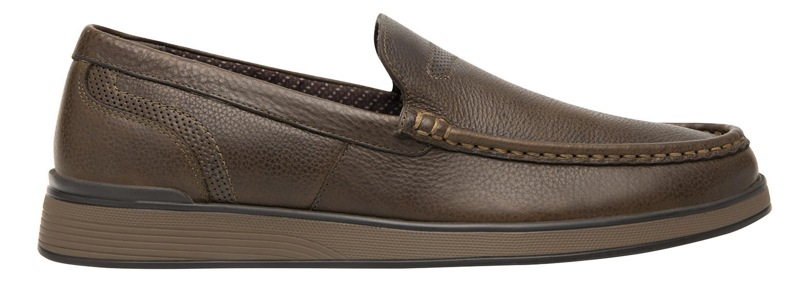 MOCASINES HOMBRE FLEXI CUERO CAFE JUKO - 1